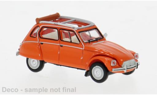 Miniature Citroen Dyane 1/87 Brekina orange 1:87 Citroen Dyane 1/87 Brekina orange 1:87 miniature