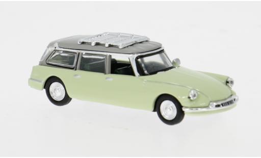 Citroen ID 19 1/87 Norev verte/blanche 1961 1:87 miniature