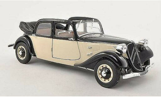 Citroen Traction 11 1/18 Solido B Decouvrable noire/beige 1938 miniature