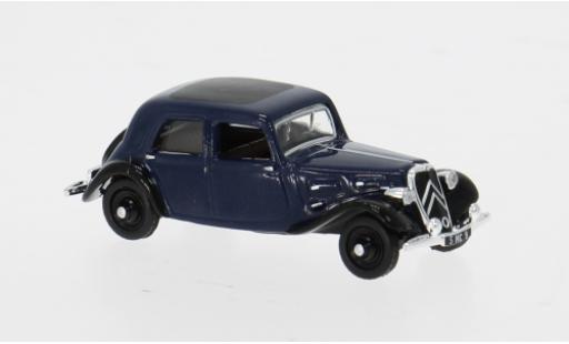 Citroen Traction 1/87 Norev 7A bleue 1934 1:87 miniature