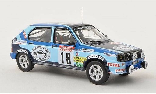 Citroen Visa Chrono 1/43 IXO No.18 Rally Korsika 1983 /J.Laloz miniature