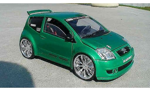 Citroen C2 tuning 1/18 Solido vts jantes 18 pouces miniature