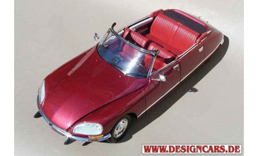 Citroen DS 21 1/18 Norev cabriolet 4 portes rouge lucifer miniature