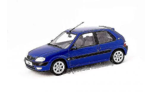 Citroen Saxo VTS 1/18 Ottomobile bleu grand pavois miniature
