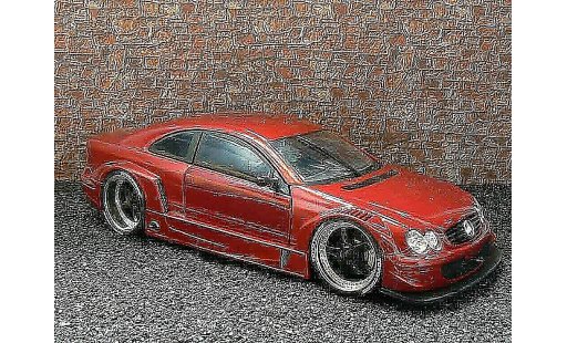 Mercedes Classe CL AMG DTM coupe 1/18 Maisto K street rouge candy miniature