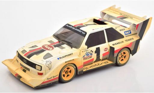 Miniature Audi Sport Quattro 1/18 CMR Sport quattro S1 E2 No.1 Sport International Hill Climb Pikes Peak 1987 Audi Sport Quattro 1/18 CMR Sport quattro S1 E2 No.1 Sport International Hill Climb Pikes Peak 1987 miniature