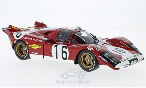 Miniature Ferrari 512 1/18 CMR S No.16 24h Le Mans 1970 G.Moretti/C.Manfredini Ferrari 512 1/18 CMR S No.16 24h Le Mans 1970 G.Moretti/C.Manfredini miniature