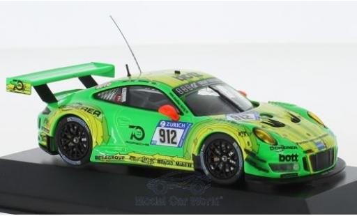 Miniature Porsche 991 GT3 R 1/43 CMR 911 () GT3 R No.912 Manthey 24h Nürburgring 2018 R.Lietz/P.Pilet/F.Makowiecki/N.Tandy Porsche 991 GT3 R 1/43 CMR 911 () GT3 R No.912 Manthey 24h Nürburgring 2018 R.Lietz/P.Pilet/F.Makowiecki/N.Tandy miniature