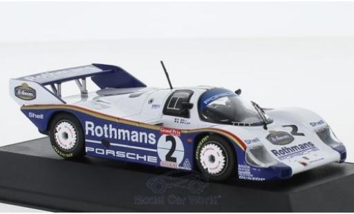 Miniature Porsche 956 1983 1/43 CMR K No.2 Rothmans 1000 Km Brands Hatch 1983 S.Bellof/D.Bell Porsche 956 1983 1/43 CMR K No.2 Rothmans 1000 Km Brands Hatch 1983 S.Bellof/D.Bell miniature
