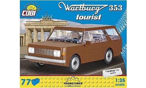 Miniature Wartburg 353 1/35 Cobi Tourist marron Bausteine Anzahl le Blöcke: 77 Wartburg 353 1/35 Cobi Tourist marron Bausteine Anzahl le Blöcke: 77 miniature