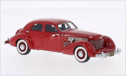 Cord 812 Sedan 1/43 Neo Supercharged rouge 1937 miniature