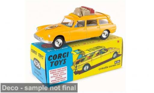 Miniature Citroen ID 19 1/48 Corgi Safari jaune 1963 1:48 Citroen ID 19 1/48 Corgi Safari jaune 1963 1:48 miniature
