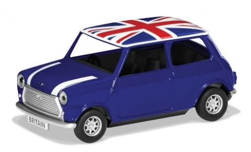 Miniature Mini Cooper 1/36 Corgi bleue/blanche RHD Union Jack Best of Britannique Mini Cooper 1/36 Corgi bleue/blanche RHD Union Jack Best of Britannique miniature