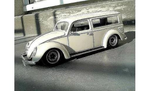 Volkswagen Kafer Base 1/18 Burago cox 1956 fourgonette meeussen miniature