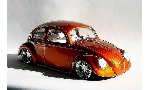 Volkswagen Kafer Base 1/18 Solido cox california orange bud miniature
