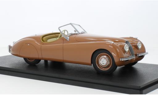 Miniature Jaguar XK 1/18 Cult Scale Models 120 OTS metallise brun clair RHD 1948 Jaguar XK 1/18 Cult Scale Models 120 OTS metallise brun clair RHD 1948 miniature