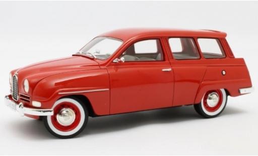 Miniature Saab 95 1/18 Cult Scale Models rouge clair 1963 Saab 95 1/18 Cult Scale Models rouge clair 1963 miniature