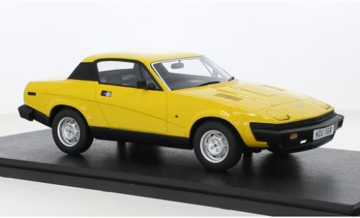 Miniature Triumph TR7 1/18 Cult Scale Models jaune RHD 1980 Triumph TR7 1/18 Cult Scale Models jaune RHD 1980 miniature