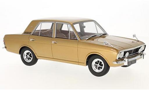 Miniature Ford Cortina 1/18 Cult Scale Models 1600E gold RHD 1970 sans Vitrine Ford Cortina 1/18 Cult Scale Models 1600E gold RHD 1970 sans Vitrine miniature