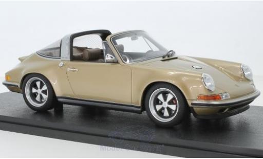 Miniature Porsche 911 1/18 Cult Scale Models Targa metallise gold Singer Porsche 911 1/18 Cult Scale Models Targa metallise gold Singer miniature