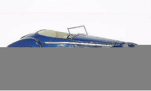 Delage D8-120 Cabriolet 1/43 Spark Figoni & Falaschi bleu 1939 miniature