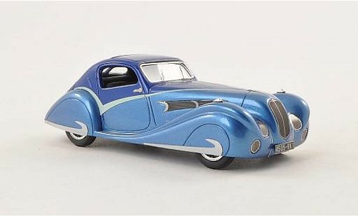 Delahaye 135 Coupe 1/43 Luxcar Competition Figoni & Falaschi bleu/bleu 1936 miniature