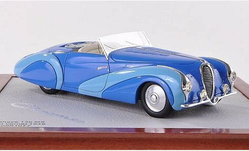 Delahaye 135 Cabriolet 1/43 Chromes MS Cabrio Faget Varnet bleu/bleu 1949 miniature