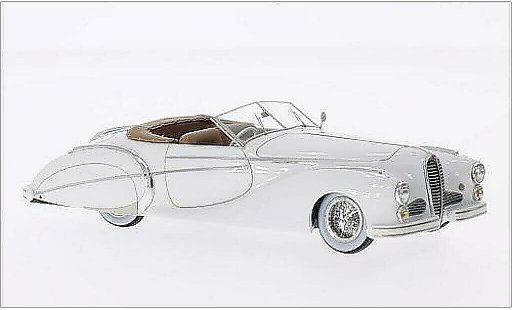 Delahaye 135 Roadster 1/43 Chromes MS Saoutchik blanche RHD 1949 miniature