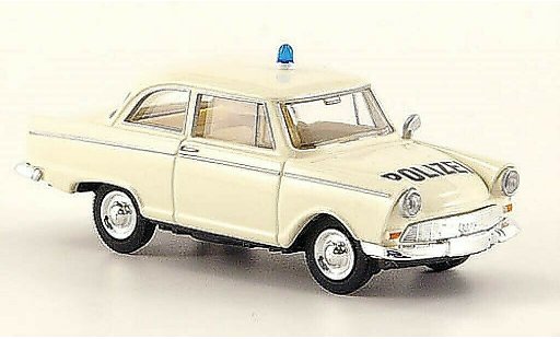 DKW Junior police 1/87 Brekina blanche miniature