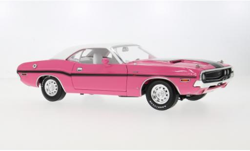 Dodge Challenger 1/18 Greenlight R/T pink/noire 1970 1:18 miniature