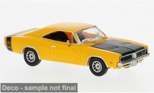Dodge Charger 1/87 Brekina jaune 1969 1:87 miniature