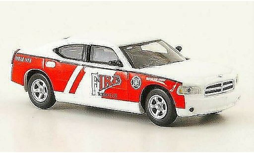 Dodge Charger Coupe 1/87 Ricko Fire Rescue Battalion Chief Pompiers miniature
