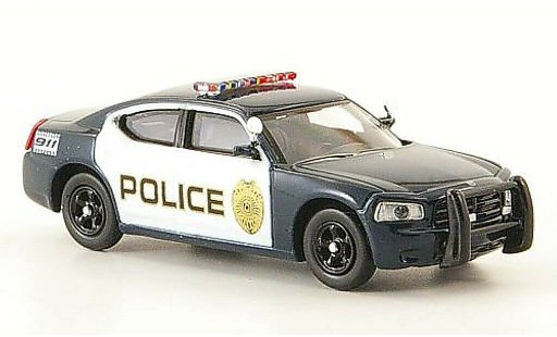Dodge Charger Police 1/87 Ricko bleu (US) miniature
