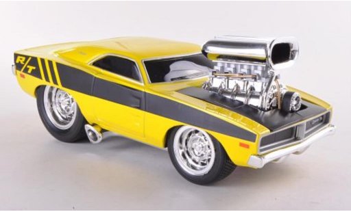 Dodge Charger R/T 1/24 Maisto jaune/noire 1969 miniature