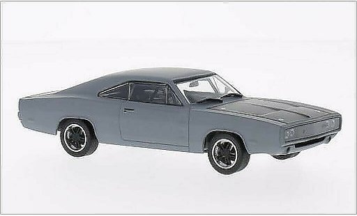 Dodge Charger R/T 1/43 Greenlight mat-grise/noire 1970 miniature
