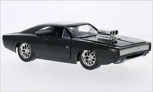Dodge Charger R/T 1/24 Jada Toys noire 1970 miniature