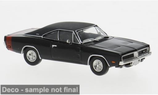 Dodge Charger 1/87 Brekina noire 1969 1:87 miniature