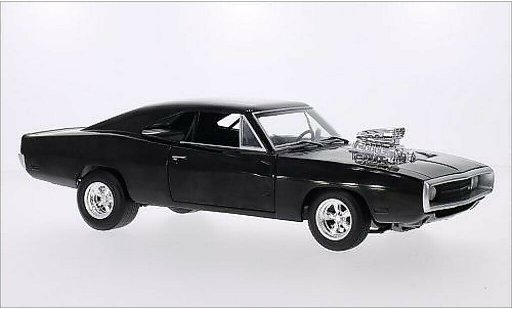 Dodge Charger Coupe 1/18 Hot Wheels noire The Fast and the Furious 1970 miniature