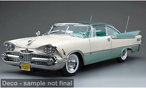 Diecast model cars Dodge Custom Royal Lancer 1/18 Sun Star Hard Top t&uuml;rkis/beige 1959 1:18
