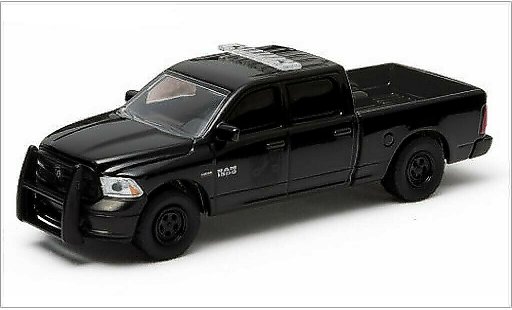 Dodge RAM pickup 1/64 Greenlight 1500 noire/Dekor 2014 miniature