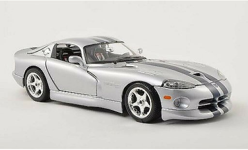 Dodge Viper GTS 1/18 Burago Coupe grise/bleu miniature