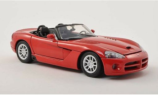 Dodge Viper SRT 10 1/18 Motormax - rouge 2003 miniature