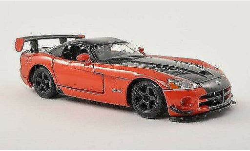 Dodge Viper ACR 1/24 Burago SRT10 orange/noire miniature
