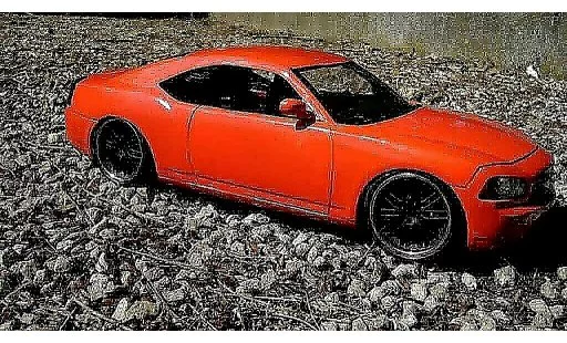 Dodge Charger Daytona 1/18 Welly coupe west coast customs sema 2005 miniature
