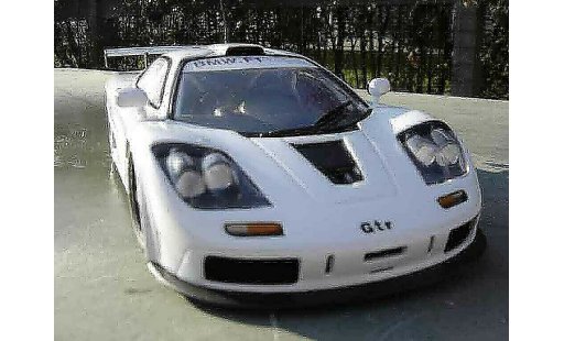 McLaren F1 GTR GTR 1/18 Ut Models blanche miniature