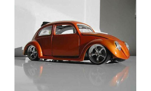 Volkswagen Kafer Base 1/18 Burago ovale custom miniature