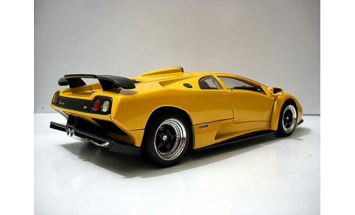 Lamborghini Diablo GT 1/18 Motormax jaune miniature