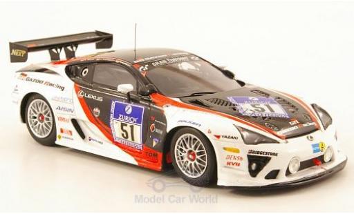 Miniature Lexus LFA 1/43 Ebbro No.51 Gazoo Racing 24h Nürburgring 2010 A.Hahne/J.Krumbach/A.Lotterer Lexus LFA 1/43 Ebbro No.51 Gazoo Racing 24h Nürburgring 2010 A.Hahne/J.Krumbach/A.Lotterer miniature