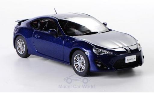 Miniature Toyota 86 1/43 Ebbro metallise bleue RHD Toyota 86 1/43 Ebbro metallise bleue RHD miniature