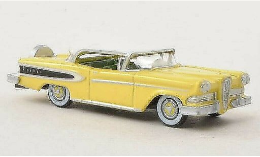 Edsel Citation Berline 1/87 Oxford jaune/blanche 1958 miniature